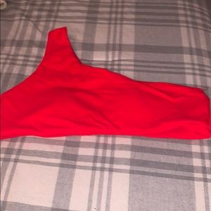 One shoulder bikini top